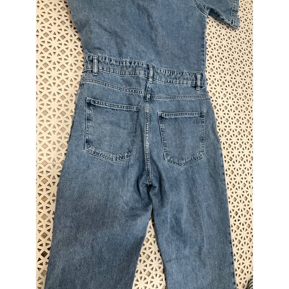 DL1961 Hannah Denim Jumpsuit in Blue Medium Womens Jeans Denim Outfit - Picture 7 of 16